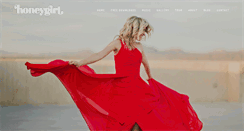 Desktop Screenshot of honeygirlmusic.com